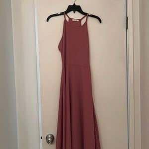 Beautiful light pink/blush dress! Size M, only worn once.